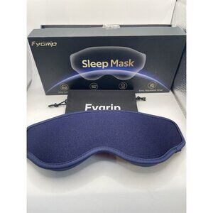 3D Navy Blue Unisex Cooling Eye Mask Sleep Mask 100% Pressure-Free Travel New